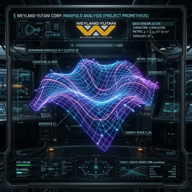 Riemann-Weyland Metric Visualization