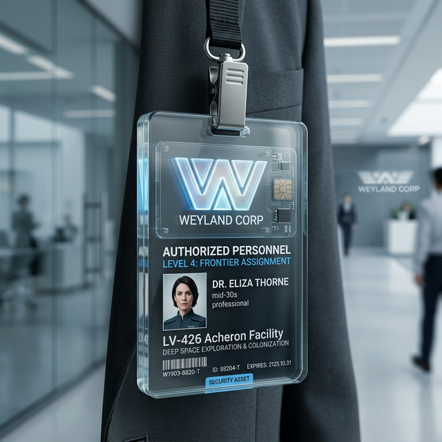 Weyland Employee Badge