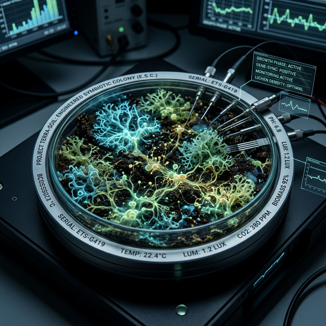 Synthetic Mycelium Matrix and Root Stabilization Network