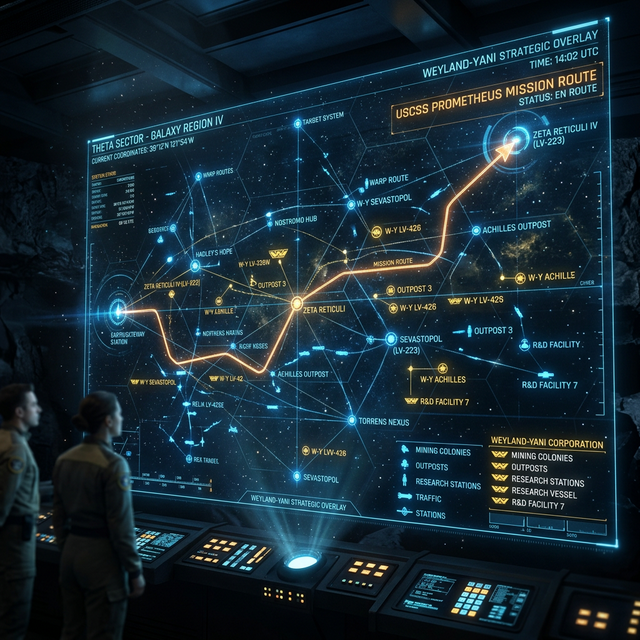 Zeta Reticuli Sector Map